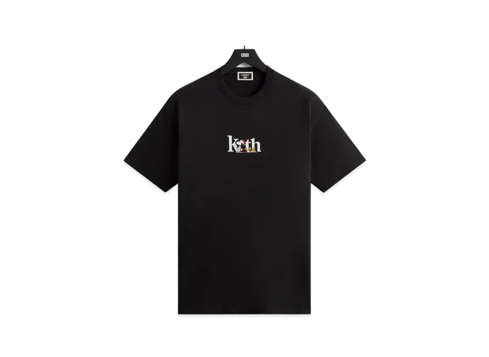 Kith x Peanuts Serif Tee "Black"