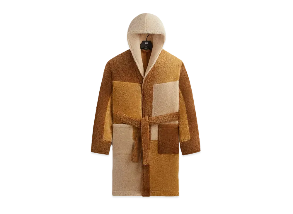 Kith Kithmas Color-Blocked Robe "Chestnut"