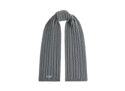 Kith Kithmas Cable Scarf "Medium Heather Grey"