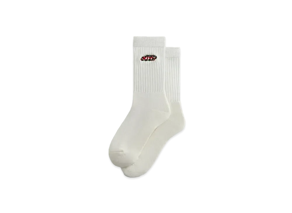 Kith Kithmas Wreath Socks "White"