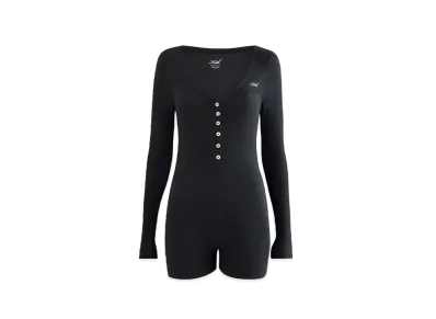Kith Kithmas Women Dara Modal Rib Romper "Black"