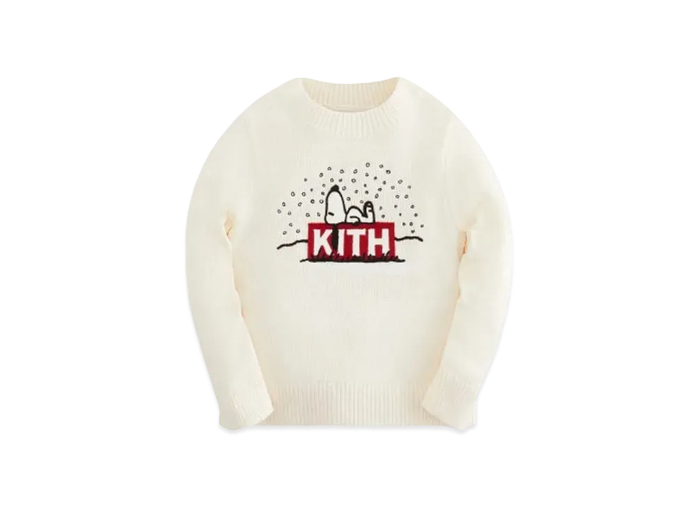 Kith Kids for Peanuts Snoopy Sweater "Sandrift"