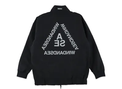 WIND AND SEA Triangle Nylon Track Jacket "Black"