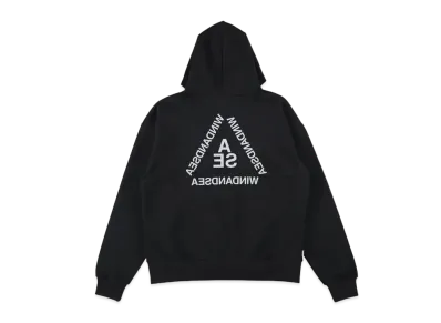 WIND AND SEA Glitch Triangle Hoodie "Black"