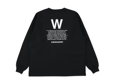WIND AND SEA W Dimension L/S Tee "Black"