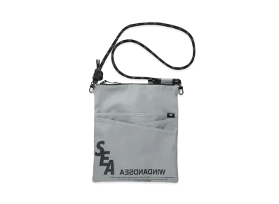 WIND AND SEA S_E_A Nylon Sacoche "Gray"