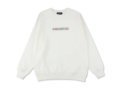 WIND AND SEA Xmas Rhine Stone Crew Neck "White"