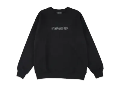 WIND AND SEA Xmas Rhine Stone Crew Neck "Black"