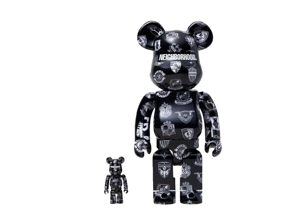 NEIGHBORHOOD x BE@RBRICK x J.LEAGUE 30TH Anniv 100% 400%