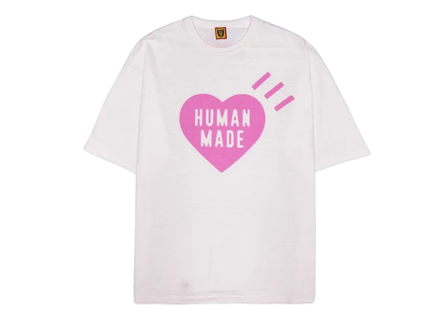 HUMAN MADE Heart T-Shirt Harajuku Store Limited HUMAN MADE Heart T-Shirt Harajuku Store Limited