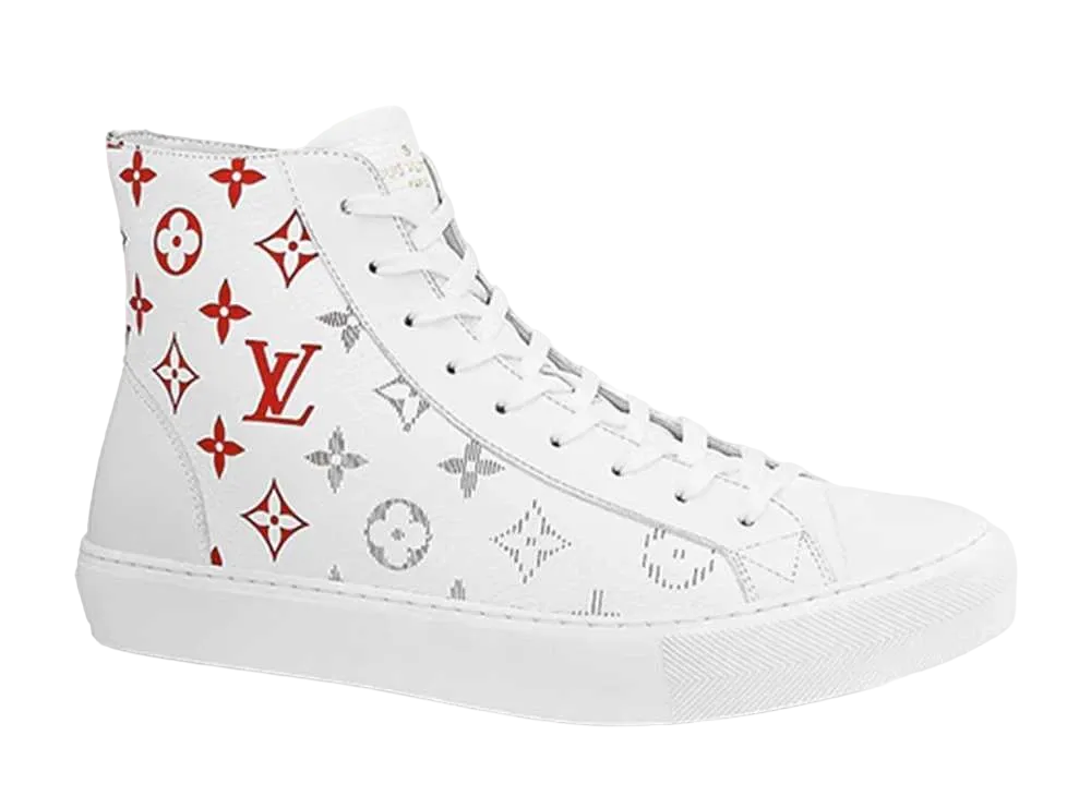 ルイヴィトン タトゥー・ライン スニーカー "ブロン/レッド"