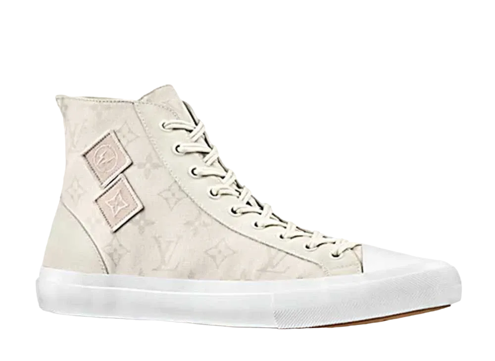 ルイヴィトン タトゥー・ライン スニーカー "クリーム"