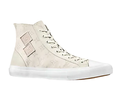 Louis Vuitton Tattoo Sneaker Boot "Cream"