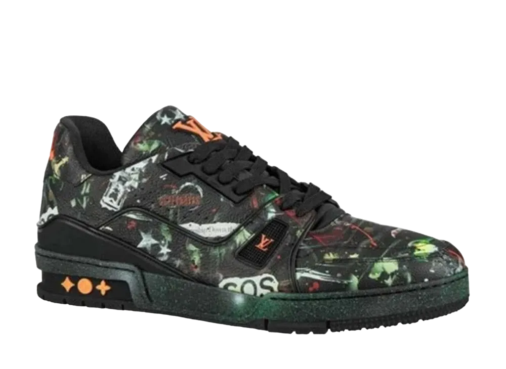 ラメルジー × ルイヴィトン LV トレイナー・ライン スニーカー "ノワール"