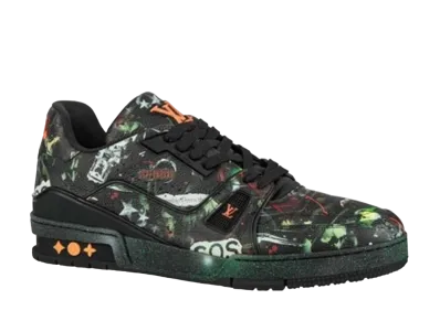 Rammellzee × Louis Vuitton LV Trainer Sneaker "Noir"