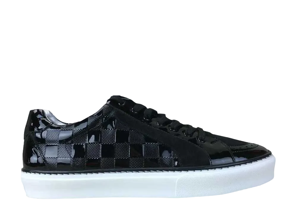 ルイヴィトン ダミエ ロー パテント "ノワール"