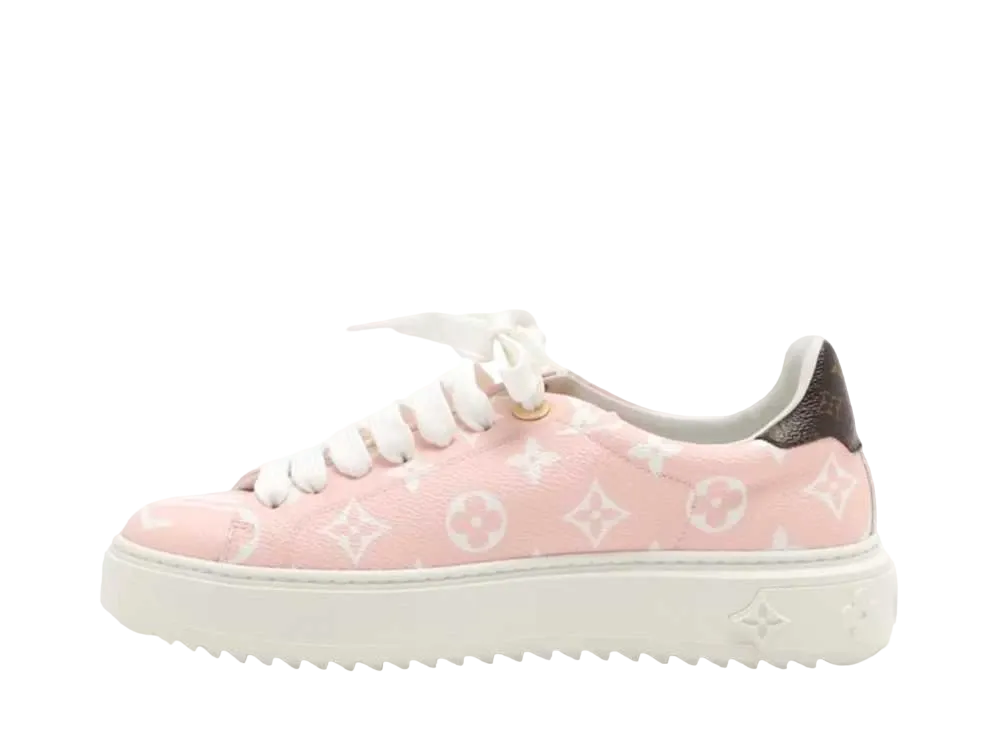 ルイヴィトン ウィメンズ タイムアウト・ライン スニーカー "ブロン/ピンク"