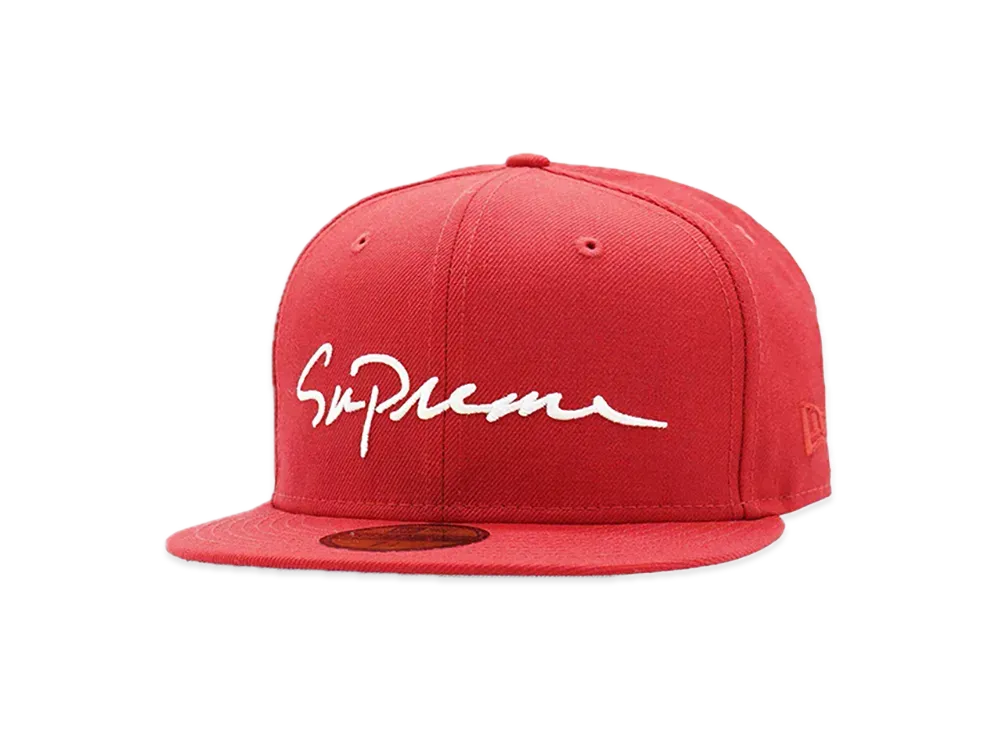 Supreme Classic Script New Era "Red"