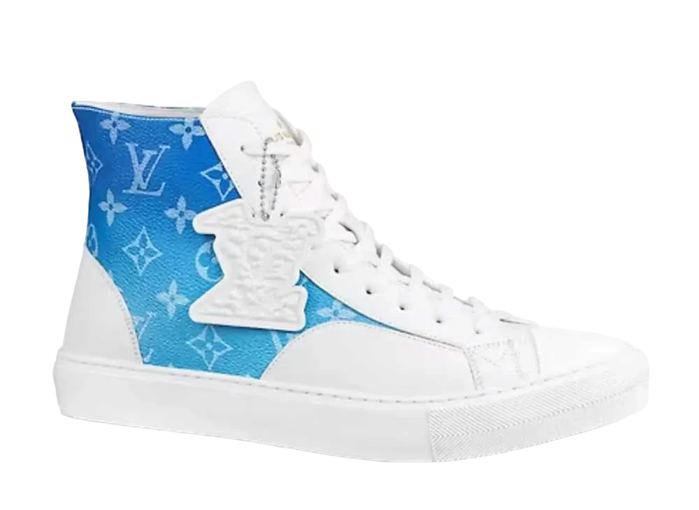 ルイヴィトン タトゥー・ライン スニーカー "ブロン/アズールブルー"