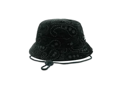 Supreme Velvet Paisley Boonie "Black"