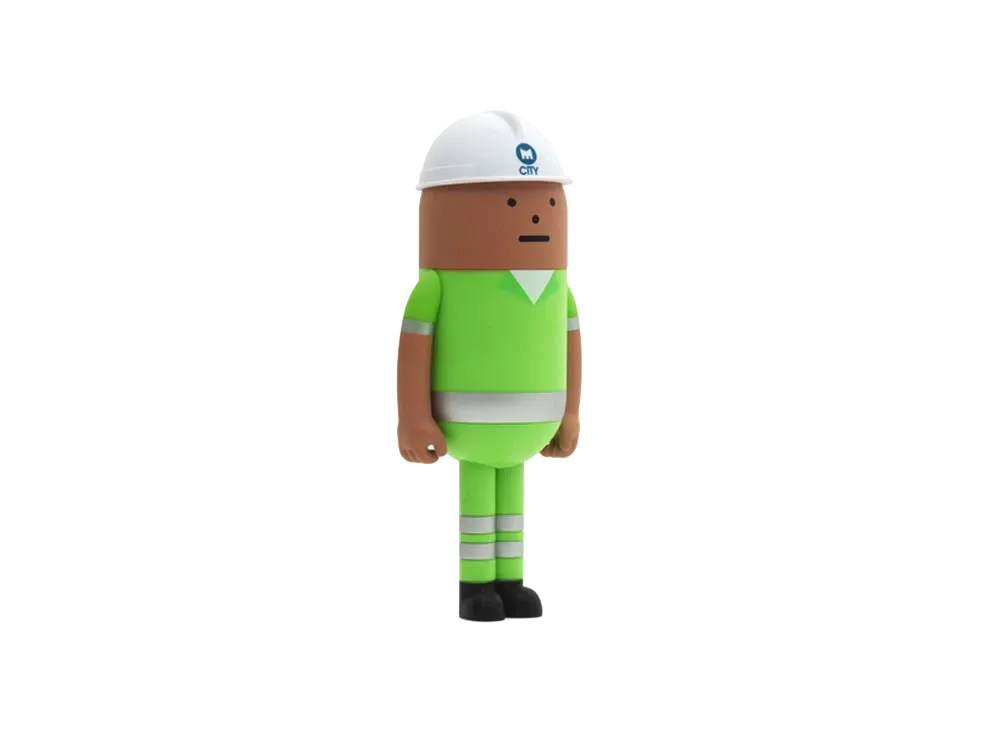 Sticky Monster Lab SML LIFE: SWEEPERMON FIGURE "MULTI"