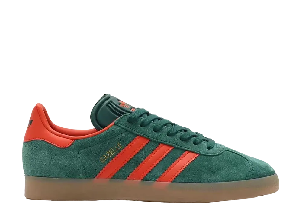アディダス オリジナルス ガゼル "カレッジエイトグリーン/プリラブドレッド/ガム"