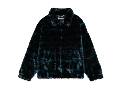 Supreme Faux Fur Repeater Bomber "Dark Teal"