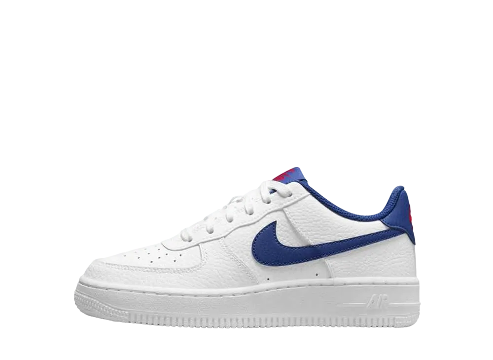 ナイキ GS エアフォース 1 ロー "ホワイト ディープ ロイヤル"