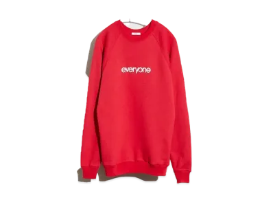 everyone Goodness Family Crewneck Sweatshirt "Red"
