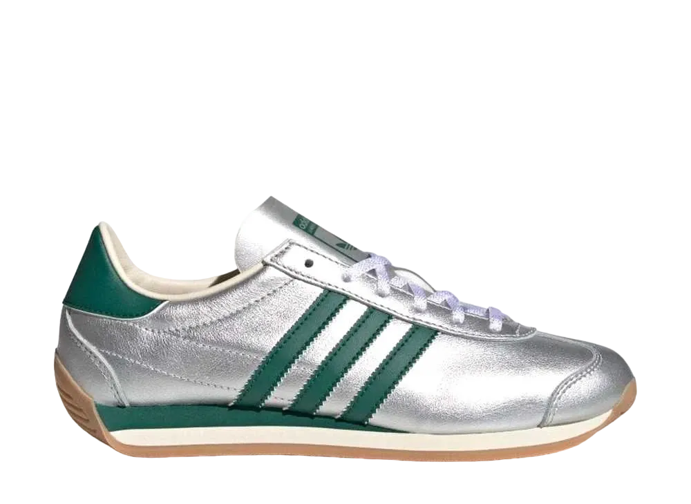 adidas Country OG "Silver Metallic/College Green/Cream White"