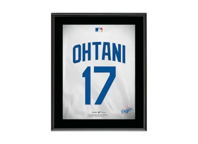 MLB x Nike Shohei Ohtani Los Angeles Dodgers Fanatics Authentic 10.5" X 13" Jersey Number Sublimated Player Plaque "White"