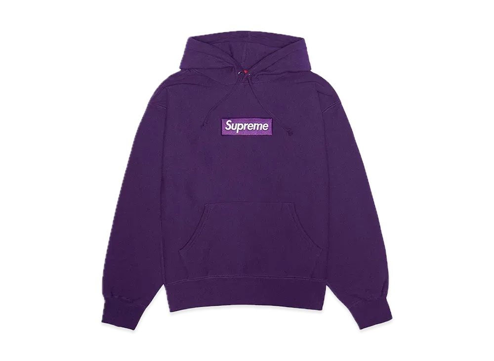 Supreme Box Logo Hooded Sweatshirt "Purple" (23FW)