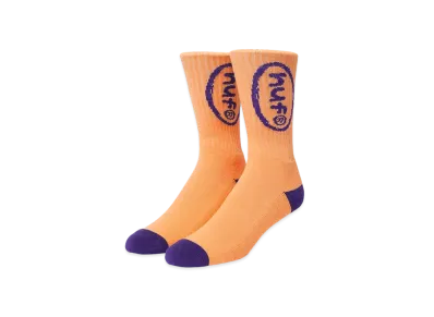 HUF Pencilled in Crew Socks "Orange"