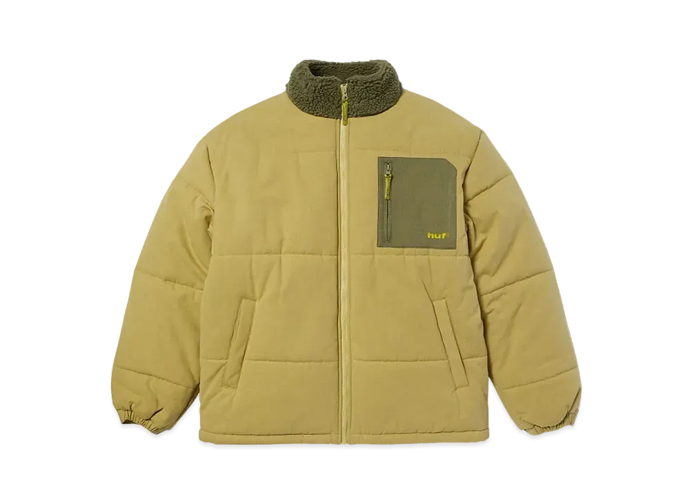 HUF Siple Puffer Jacket "Cactus"
