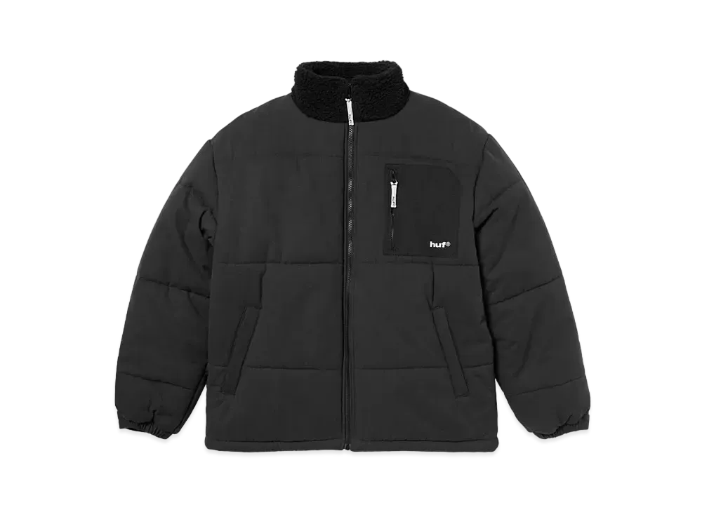 HUF Siple Puffer Jacket "Black"