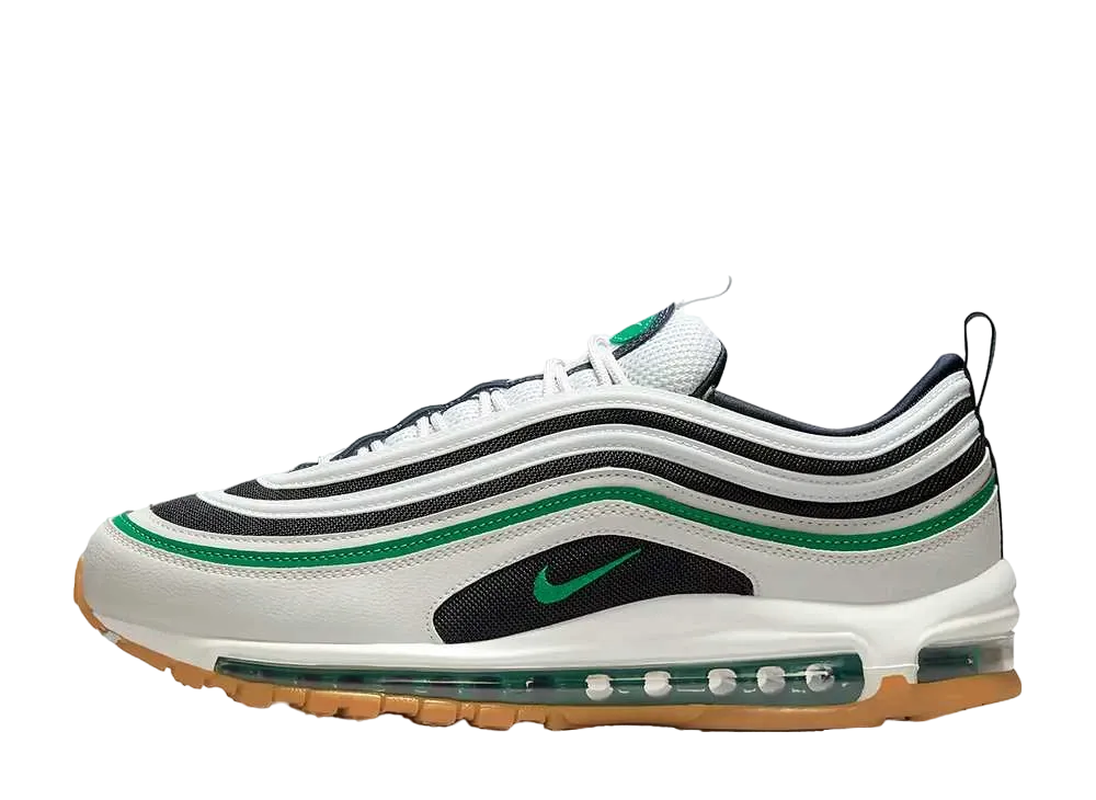 ナイキ エアマックス97 "フォトンダスト/ダークオブシディアン/ホワイト/マラカイト"