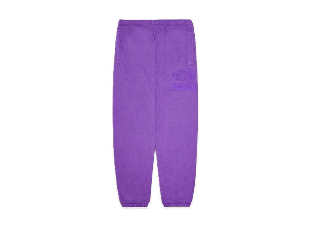Supreme x The North Face Pigment Printed Sweatpant "Purple"