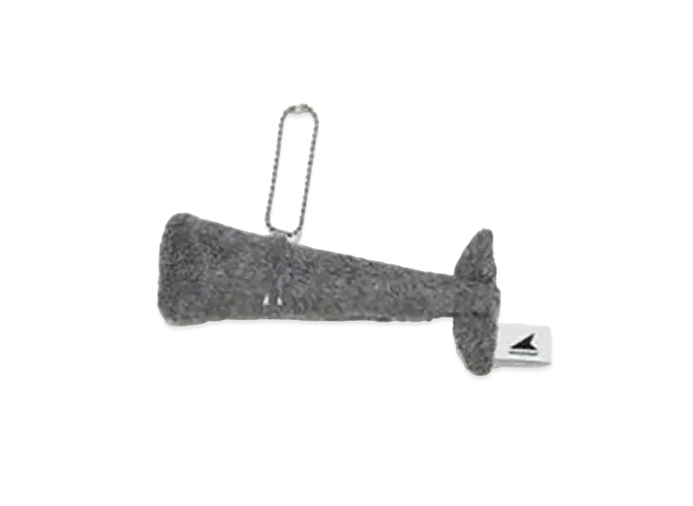 DESCENDANT x Ron Herman Plush Key Holder Sperm Whale "Gray"
