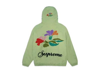 Supreme Needlepoint Hooded Jacket "Olive"