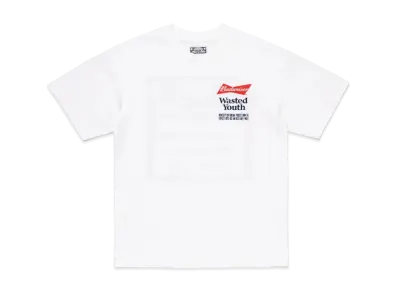 Wasted Youth x Budweiser Budweiser T-shirt "White" / VERDY