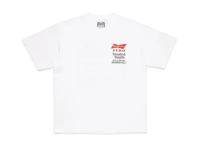 Wasted Youth x Budweiser Budweiser Zero T-shirt "White" / VERDY