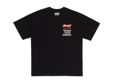 Wasted Youth x Budweiser Budweiser Zero T-shirt "Black" / VERDY