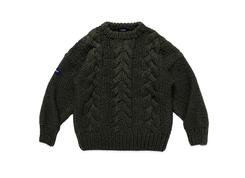 DESCENDANT Main Not Cable Knit "Green"