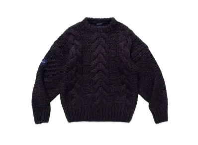 DESCENDANT Main Not Cable Knit "Navy"