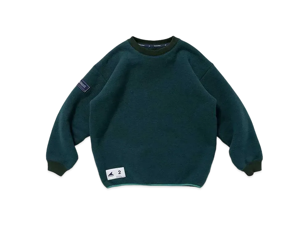 DESCENDANT Horizon Fleece Crew Neck "Green"