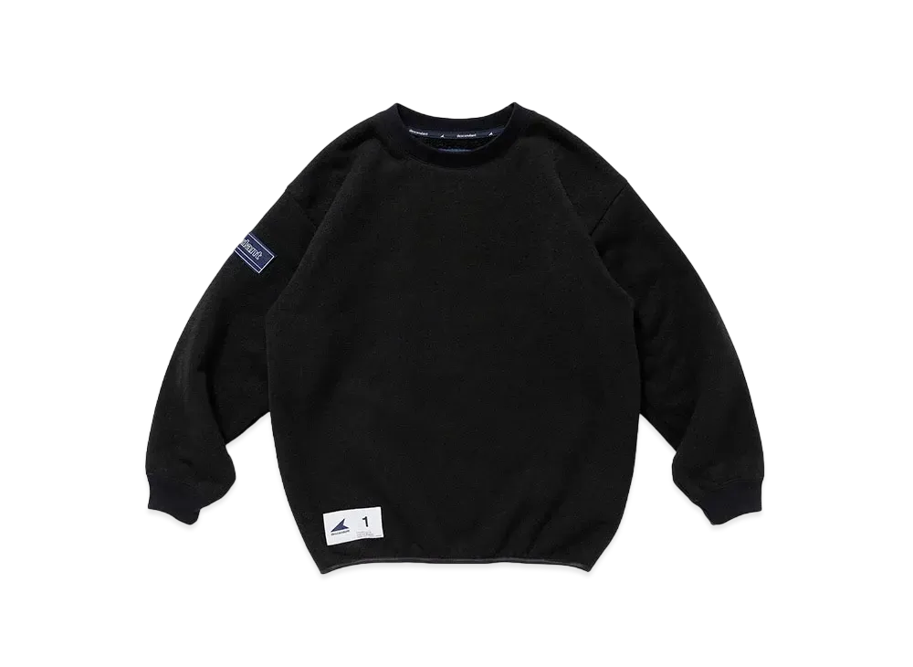 DESCENDANT Horizon Fleece Crew Neck "Black"