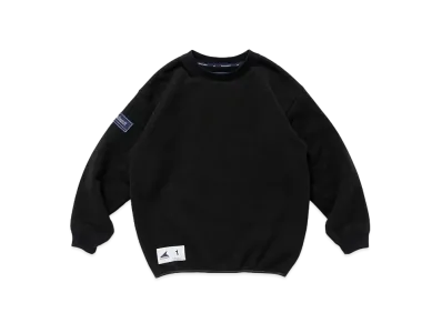 DESCENDANT Horizon Fleece Crew Neck "Black"
