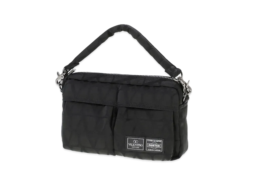 VALENTINO GARAVANI × PORTER Shoulder Bag "Black"