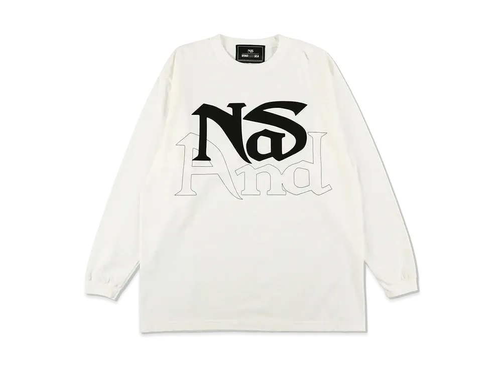 WIND AND SEA Nas L/S Tee 2 "White"