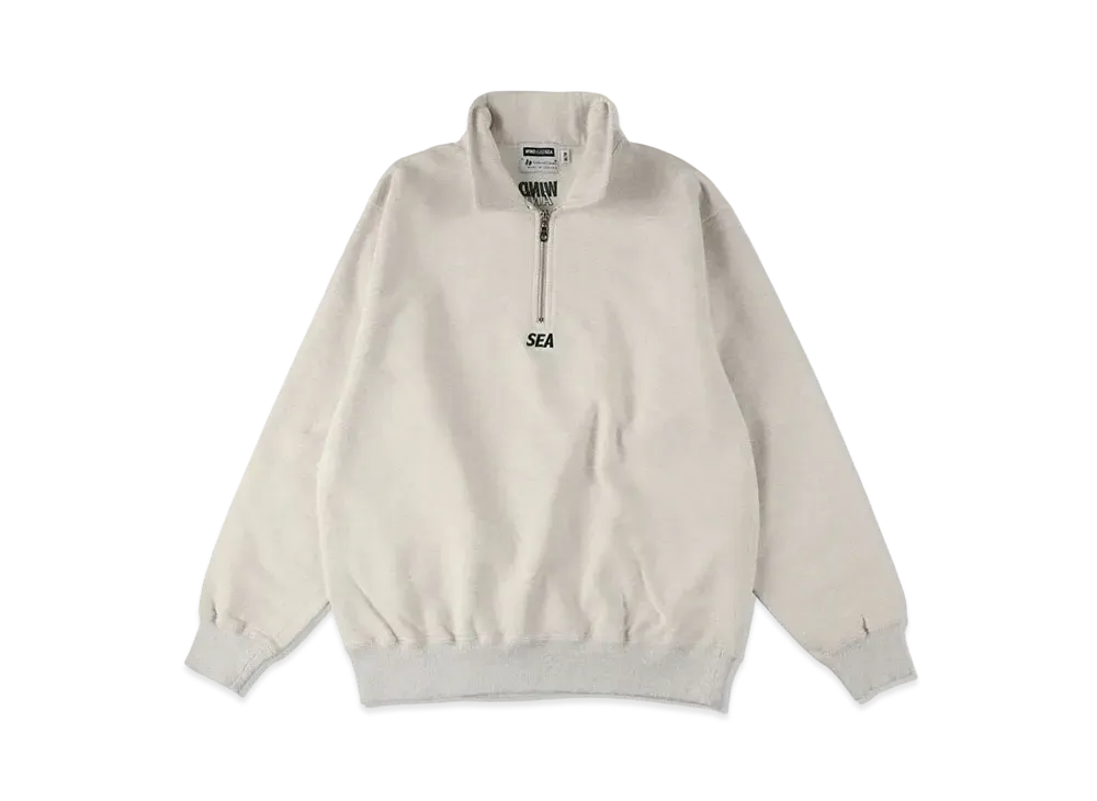 WIND AND SEA x Red Wood Classics Spirit Bear Half Zip "Egg Shell"